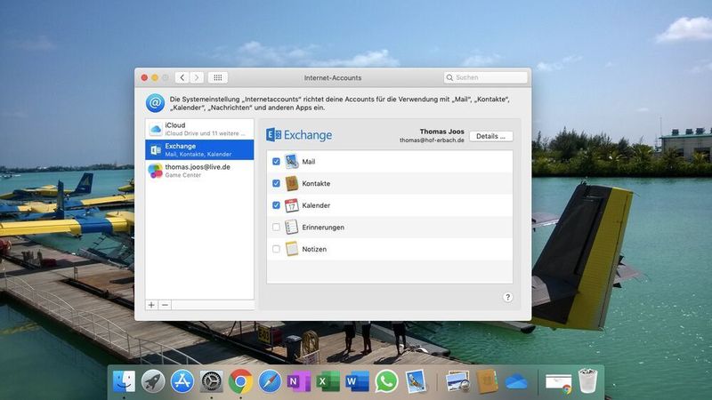 Verwalten der Kontakte unter macOS. (Apple / screenshot: Th. Joos)