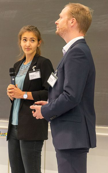 Nina Rieger und Pascal Dikmans von der CleverGuides GmbH ... (KH-IT e.V.)