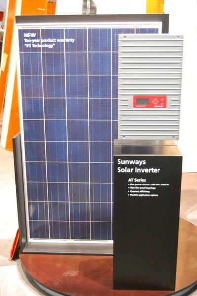 Sunways Solar Inverter bis 5000 W (Archiv: Vogel Business Media)