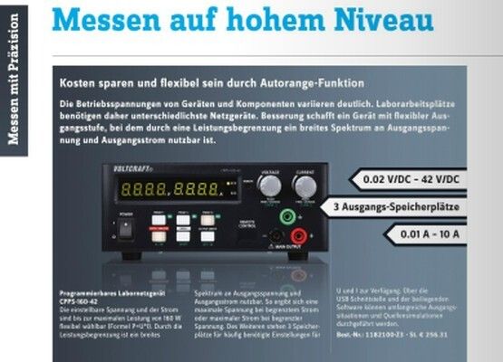 `Innovation News´: Ausschnitte aus Conrads B2B-Magazin mit topaktuellen Neuheiten und Trends (Bild: Conrad)