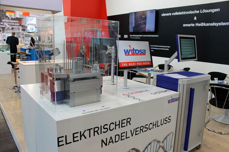 Witosa was showcasing its new electric servo drive unit. (Source: Schulz)