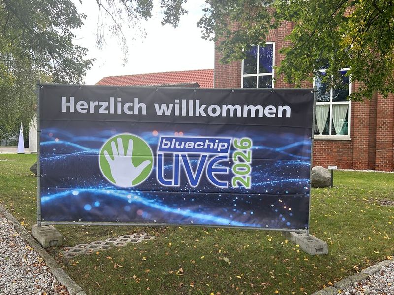 Willkommen auf der bluechip LIVE 2026. (Bild: Vogel IT-Medien)