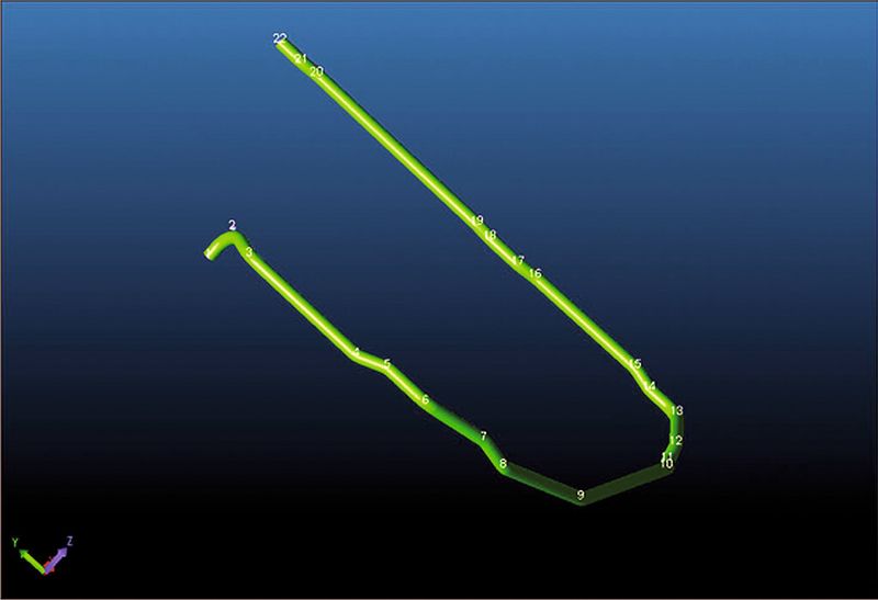 Bild 2: Die optische Lehrenprüfung ergibt, dass dieses Teil außerhalb der Toleranz ist. (Bild: Aicon)