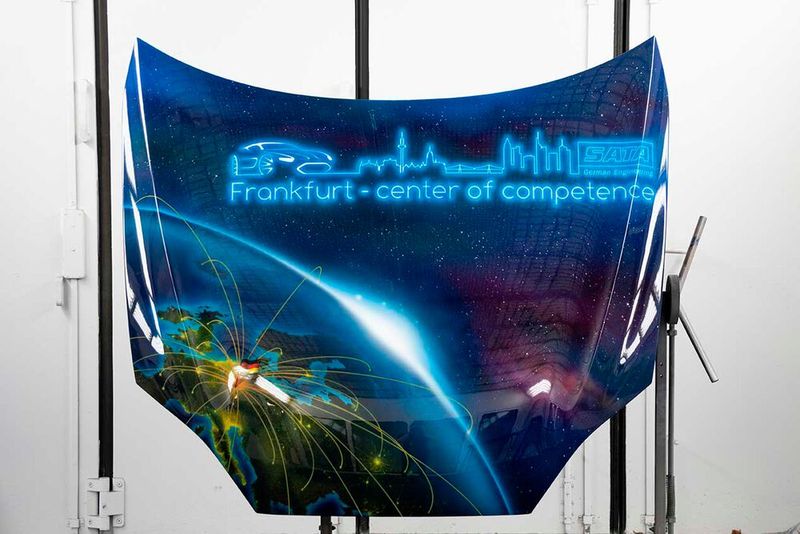 „Center Frankfurt“ von Josephine Ellwein, J. Brinnig GmbH Autolackiererei- und Karosseriefachbetrieb.  (Bild: Messe Frankfurt)