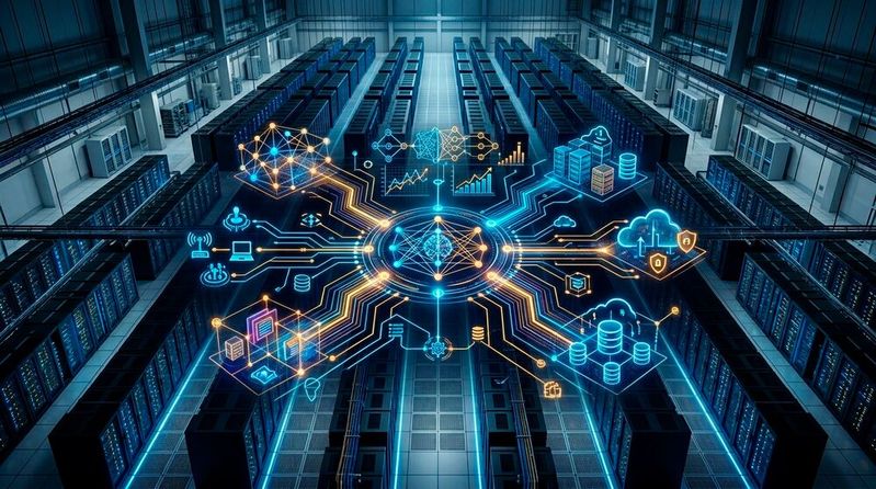 Verlässliche Ergebnisse für komplexe Geschäftsprozesse: Korbinian Zollner von Starburst erläutert die für eine KI-gestützte Datenstrategie benötigte Infrastruktur.(Bild:  Gemini / KI-generiert)