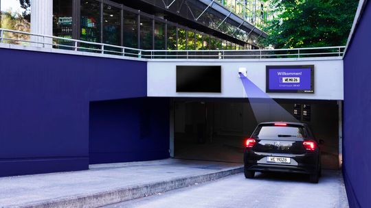 Free Flow an der Einfahrt: Bei diesem Parkverfahren verschwindet nicht nur das Ticket, sondern auch die Zufahrtskontrolle selbst.(Bild:  Wemolo)