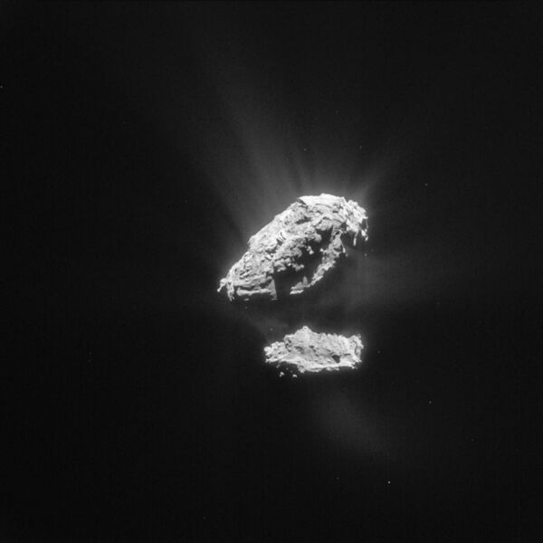 Comet 67P/Churyumov–Gerasimenko in May 2015. (BY-SA 3.0)