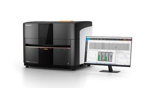 PC-Set mit dem energiedispersiven Röntgenfluoreszenz-Spektrometer Altrace  (Bild: Shimadzu)