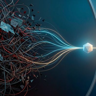 Wer seine IT-Landschaft nicht mehr überblickt und Komplexität nur anhäuft, vergrößert seine Angriffsfläche und verliert möglicherweise die Kontrolle. Konsolidierung, klare Beschaffungskriterien und KI-Governance sind entscheidende Maßnahmen. (Bild: Gemini / Vogel IT-Medien GmbH / KI-generiert)