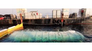 Das Prototyp-Rechenzentrum von Microsoft geht auf Tauchstation.  (Microsoft)