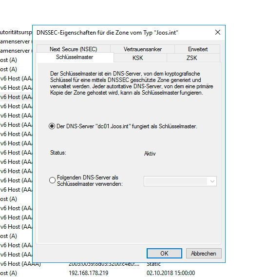 Eigenschaften von DNSSEC. (Microsoft / Joos)