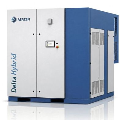 Aerzen ergänzt seine erfolgreiche Baureihe Delta Hybrid mit Direktantrieb um die Baugrößen D100S und D120S.
 (Bild: AERZEN)
