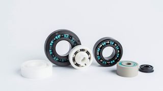 Maßgeschneiderte Durobal-Produkte von Trelleborg Sealing Solutions bestehen komplett aus Thermoplasten und Glas. Sie arbeiten reibungsarm, selbstschmierend und wartungsfrei. (Bild: Trelleborg)