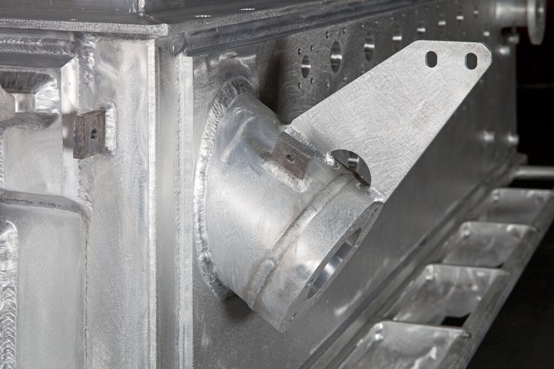 Detail eines Transformatorenkessels. (Bild: Dorner)