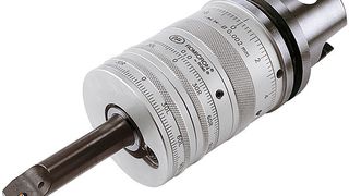 Universeller Romicron-Feinbohrkopf mit Bohrstangen. Für deren Reparatur und Wartung hat Kennametal ein neues Servicezentrum eingerichtet. (Archiv: Vogel Business Media)