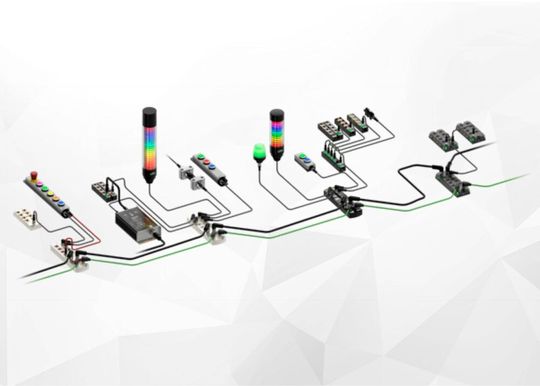 Die technologische Bandbreite von Murrelektronik reicht von Hochleistungs-Mastern und I/O-Modulen bis zu intelligenten Aktoren (Signalsäulen, Bediengeräte) sowie Systemkomponenten (Stromversorgungen, Signalkonverter, Induktivkoppler).(Bild:  Murrelektronik)