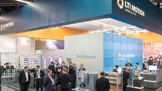 Mit dem neuen Markenauftritt stellte sich LTI Motion auf der SPS IPC Drives 2014 in Nürnberg vor. (Bild: LTI Motion/Thomas Riese)