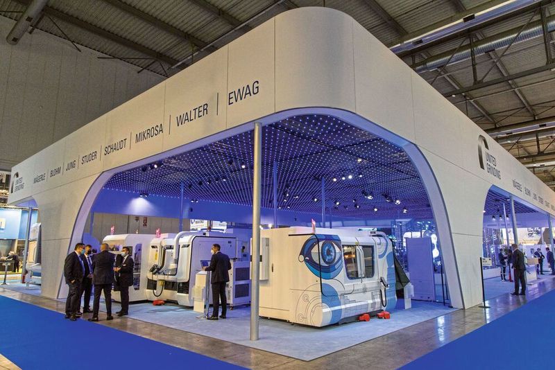 Im Zentrum des EMO-Messeauftritts von United Grinding stand in diesem Jahr die über alle Marken gehende neue Hard- und Softewarearchitektur Core.  (United Grinding)