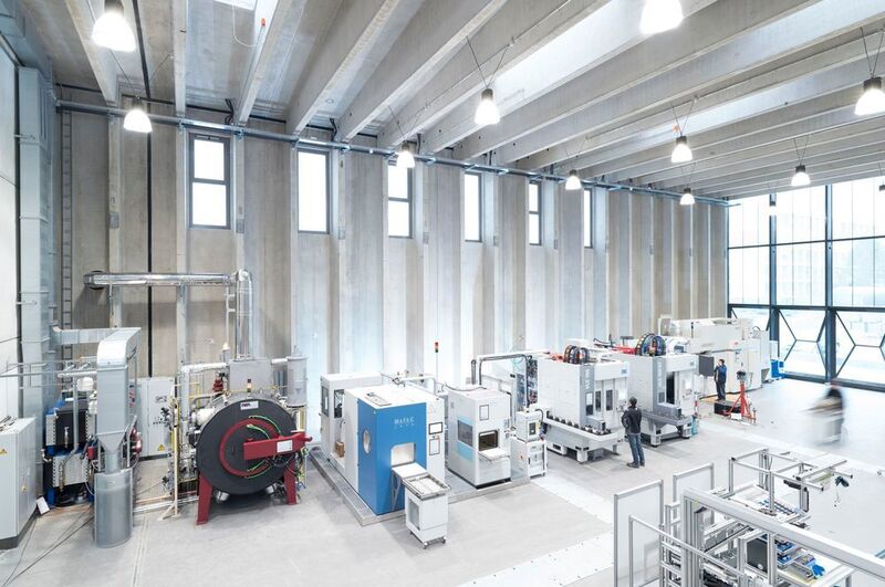 Außer einem Lernfeld für Studenten und Mitarbeiter aus der Industrie besitzt die ETA-Fabrik eine echte Produktion für Pumpenkomponenten. (PTW)