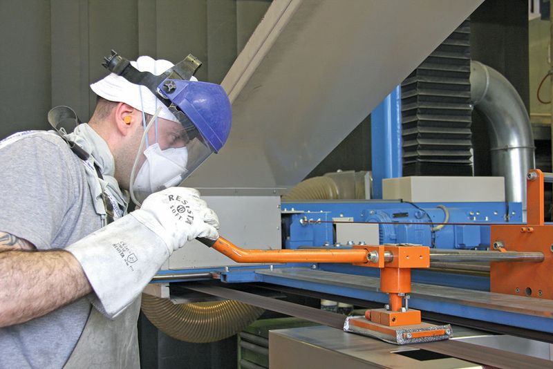 Hightech für den perfekten Finish wie es sich gehört. (Bild: L.Meister)