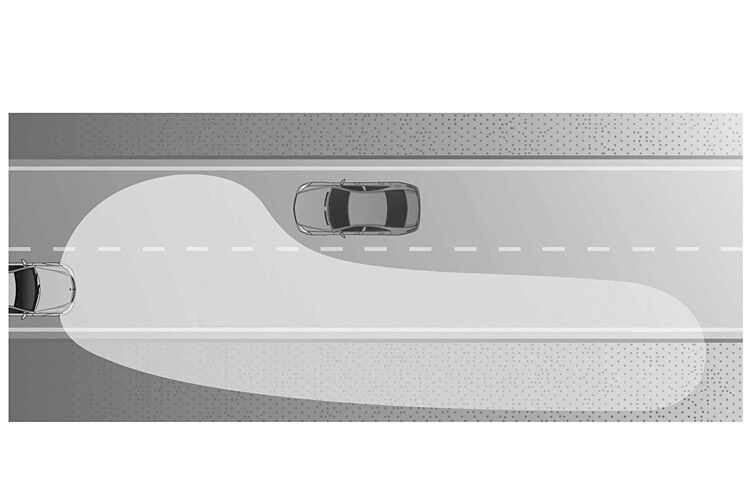 Dafür bietet Mercedes den adaptiven Fernlicht-Assistent Plus an. Erkennt das kamerabasierte System Gegenverkehr oder vorausfahrenden Verkehr, ... (Foto: Daimler)