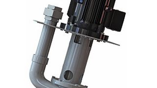 Die Schredderpumpe TSC 65 entfernt nicht nur den Kühlschmierstoff aus der Werkzeugmaschine, sondern zugleich auch Aluminiumspäne. (Bild: Knoll)