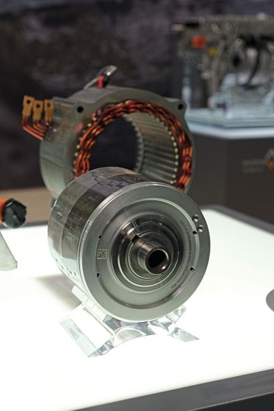 InfiMotion verwendet eine plattformbasierte Entwicklung für seine Einzelmotor-Plattform.  Derzeit gibt es drei Plattformen: OD180, OD220 und OD270. Bis August hat InfiMotion die Produktion von über einer Million Motoren abgeschlossen. (Bild: Vogel Communications Group/Stefan Hafen)