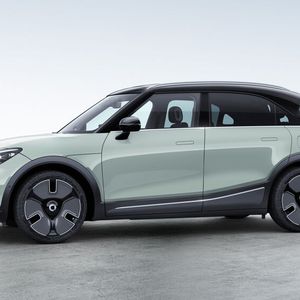 4,27 Meter ist der viertürige Smart #1 lang und damit der größte Smart aller Zeiten.(Bild:  Smart)