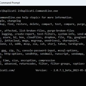 Über die CLI lassen sich viele Aufgaben in Duplicati automatisieren.(Bild:  Open Source – Joos)