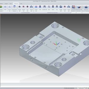 Solid-Edge ST5 mit CAM-Works: Das CAM-System gibt es nun direkt integriert in die Benutzerführung von Solid Edge.