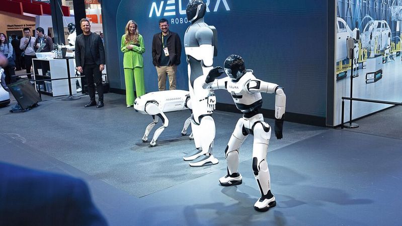 Roboter im Wandel: Die industrielle Robotik hat sich zu hochentwickelten, kognitiven Systemen entwickelt. (Bild:  Neura Robotics)