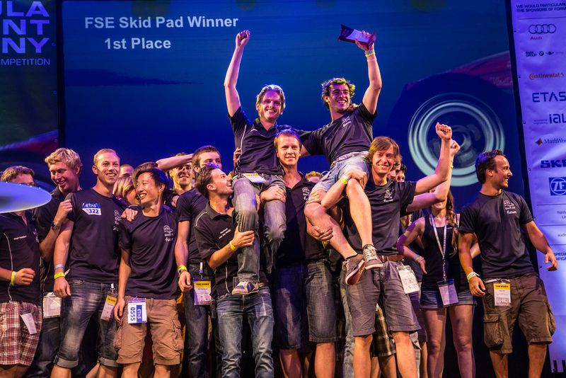 115 Studenten-Team kämpften am 29. Juli bis 3. August um den Sieg bei dem Formula Student Germany Wettbewerb 2014 am Hockenheimring (Formula Student Germany/Singh)