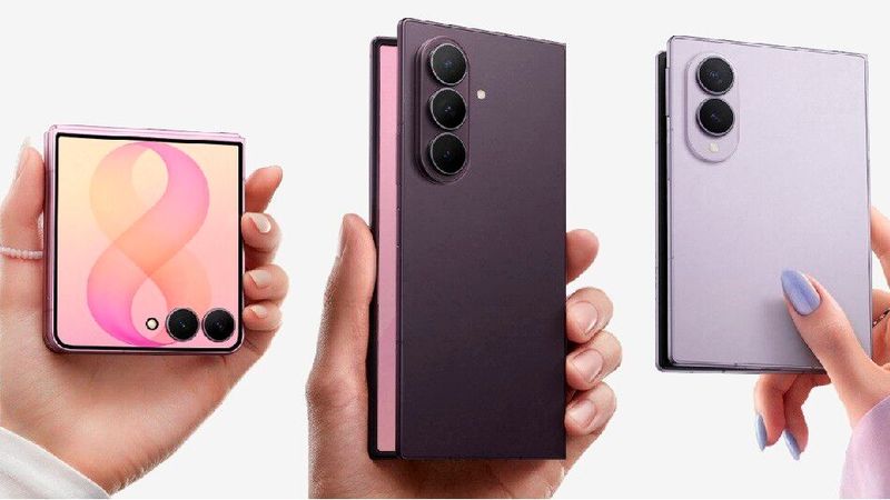 Neben dem Galaxy Z Fold8 Ultra und dem Flip8 hat Samsung das Fold8 im neuen Buchformat präsentiert.(Bild:  Samsung)
