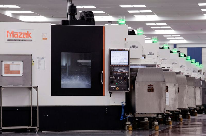 Renishaw’s automated Ramtic manufacturing system uses closed-loop process control to support precision machining. (Source: Renishaw)