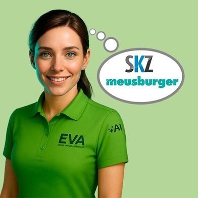 Das ist EVA respektive der Engel Virtual Assistant! Bei ihr handelt es sich um einen KI-Avatar, der laut SKZ eine KI-Initiative für das Spritzgießen Symbolisiert. Hier erfahren Sie schon jetzt etwas darüber, was sie bald an den Fakuma-Messeständen von Engel, SKZ und Meusburger sehen können ...  (Bild: Engel Austria)