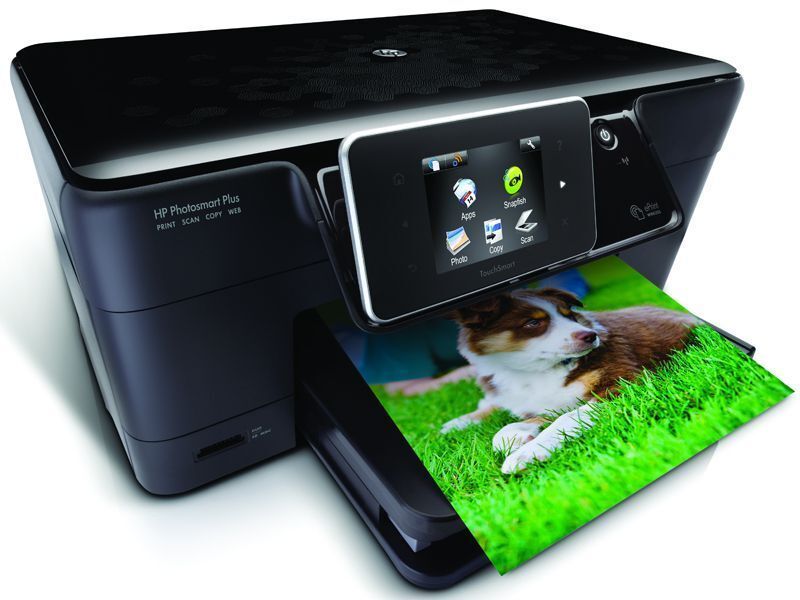 Der HP Photosmart Plus e-AiO ist mit einem acht Zentimeter großen LCD-Farbdisplay, dem sogenannten Touchsmart-Panel, ausgestattet. (Archiv: Vogel Business Media)