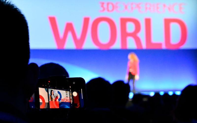 3D Experience World 2025: Die Show beginnt... (Bild: Stefanie Michel)
