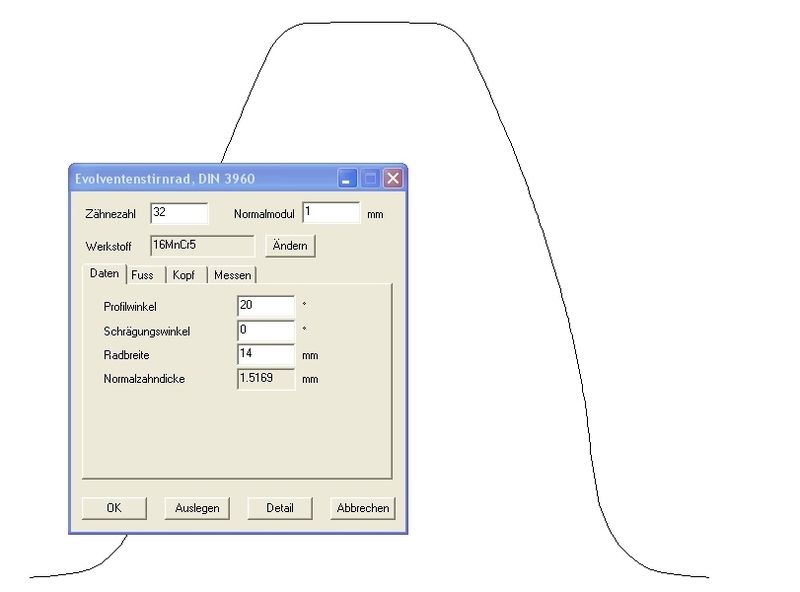 2 Verzahnungsgeometrie Zahnrad: Generierte Verzahnungsgeometrie des zu spritzenden Zahnrades. (Archiv: Vogel Business Media)