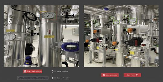 Mit bildbasierter Objekterkennung im digitalen Zwilling Assets und Objektkombinationen lokalisieren.(Bild:  Framence GmbH)