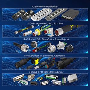 Überblick zu weiteren Produktgruppen.(Bild:  Conec  Amphenol)