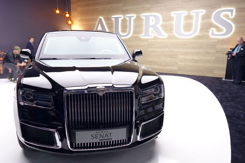 Auf dem Genfer Salon hatte die neue russische Marke Aurus ihren ersten europäischen Auftritt außerhalb Russlands. (Wehner / »kfz-betrieb)