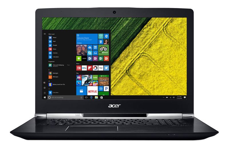 Ebenfalls mit optionaler Blicksteuerung wartet das Aspire V Nitro in der 17,3-Zoll-Black-Edition auf. (Acer)