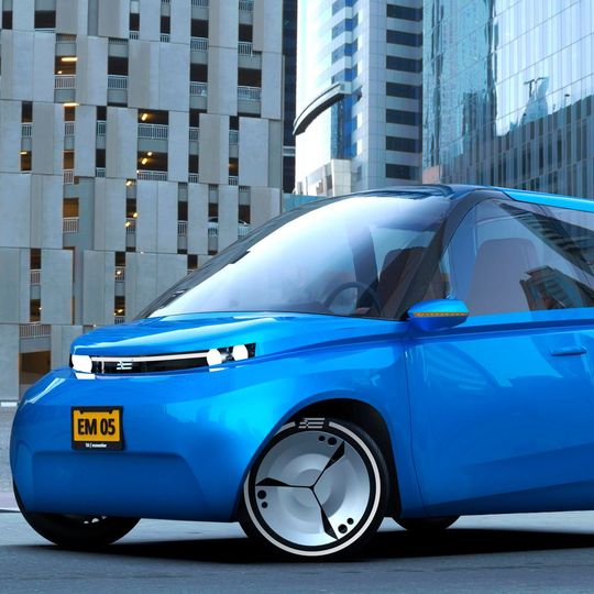Klein, leicht und recyclebar: Das von der TU Ecomotive Eindhoven entwickelte Konzeptauto Noah.(Bild:  TU Ecomotive, Einhoven)