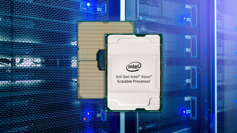 Weil andere Bauteile fehlen, kann so mancher Intel-Kunde seine Produkte nicht fertigstellen – und ordert entsprechend weniger Intel-Chips. Im Bild die neusten Server-Prozessoren.