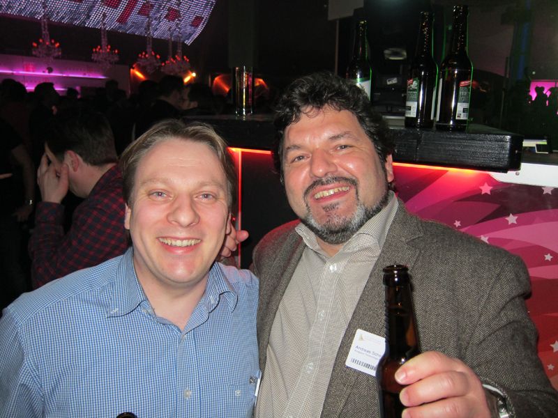 v. l. Heiko Lüders, Happyware, und Andreas Scholz, Kingston (IT-BUSINESS)