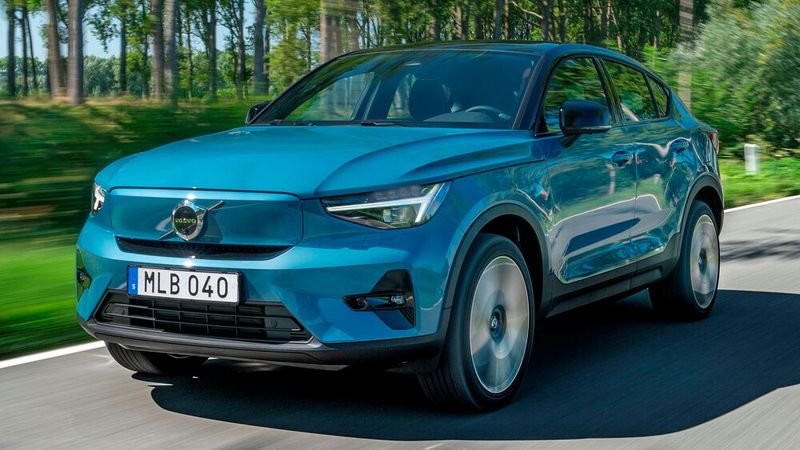 Der Volvo C40 Recharge Single verfügt nur über einen Motor. (Bild: Volvo)