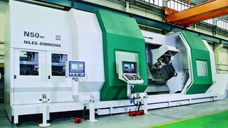 Der Werkzeugmaschinenhersteller Niles-Simmons-Hegenscheidt präsentiert auf der Intec 2008 sein Multiproduktspektrum. (Archiv: Vogel Business Media)