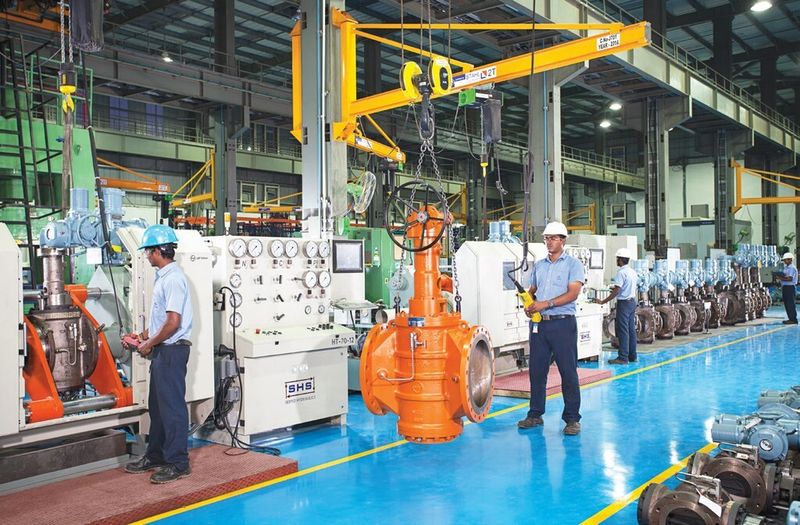 State-of-the-art manufacturing facility for Double Block & Bleed Plug Valves. (Picture: L&T Valves)