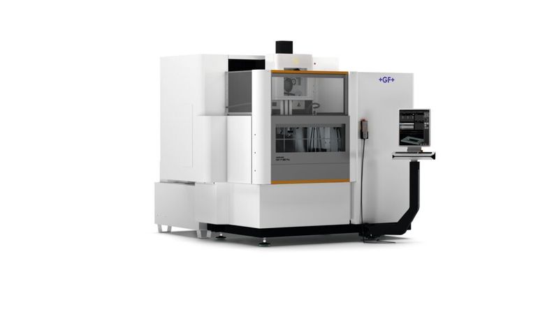 Die neue Drahterosions­lösung Agie Charmilles Cut P 550 Pro von GF Machining Solutions mit einer neuen und höchst benutzerfreundlichen Bedienschnittstelle.  (GF Machining Solutions)