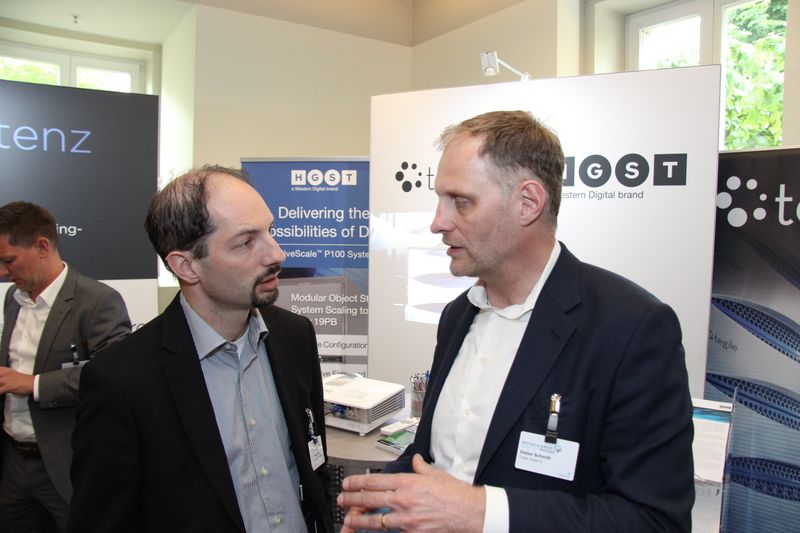 Fragen wurden im Anschluss am Demopoint von tegile und HGST beantwortet. (Vogel IT-Medien GmbH)